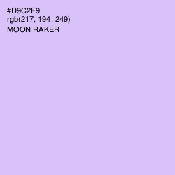 #D9C2F9 - Moon Raker Color Image